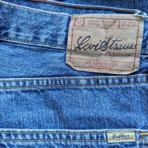 Levi Strauss Signature Loose Straight 36x32 blue denim